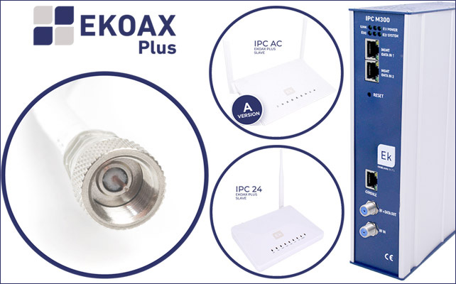EKOAX PLUS – Internet μέσω ομοαξονικού από την EKSELANS