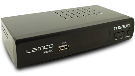 LEMCO® THE-100 DVB-T2 H.265 Receiver