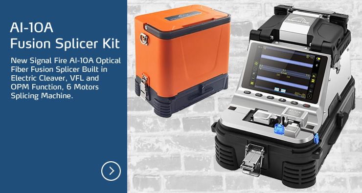 SIGNAL FIRE® AI-10A Optical Fiber Fusion Splicer Kit