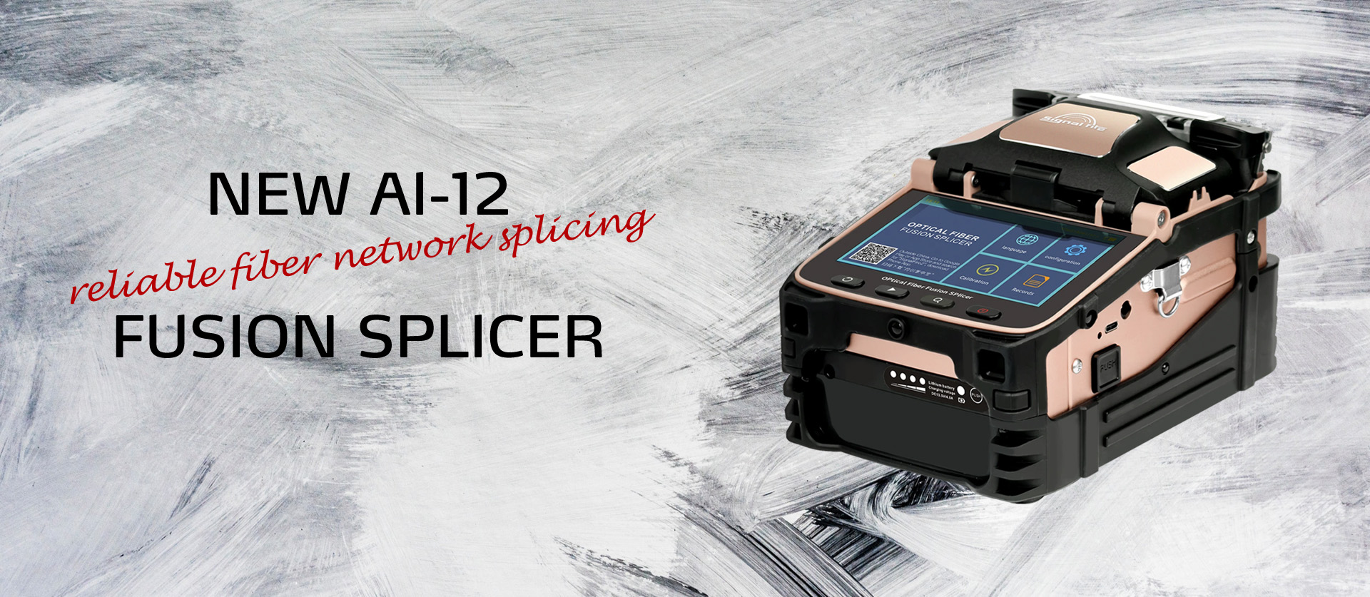 SIGNAL FIRE® AI-12 Optical Fiber Fusion Splicer 6 Motors Core Alignment