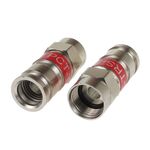 PCT® TRS-59L F Male Compression Connector, 10-Pack