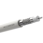 ACCORDIA® DGS-1600 PVC White Coaxial Cable, Reel 100 Mtr