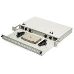 FENGER® FPP-1U-SC24-SG 19" Sliding Patch Panel