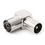 LEMCO® LAC-009 IEC M to F RA Adapter, 10-Pack