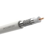 ACCORDIA® SAT+115 PVC White Coaxial Cable, Drum 500 Mtr