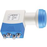 LEMCO® LNB-404 Quad LNB with UV filter