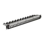 OPENETICS® 19" 1U 24-Ports UTP/STP Slim Empty Patch Panel