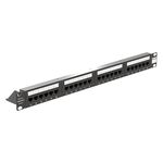 OPENETICS® CAT6 UTP 1U 24-Ports Patch Panel