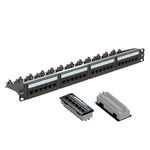 OPENETICS® CAT6A UTP 1U 24-Ports Patch Panel
