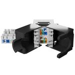 OPENETICS® CAT6 UTP RJ45 180º Slim Keystone Jack, Black, Toolless