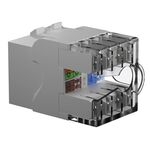 OPENETICS® CAT6A UTP RJ45 90/180º Slim Keystone Jack, White