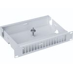 MANTAR® PS 10” 1U 16xDX st Fixed Patch Panel