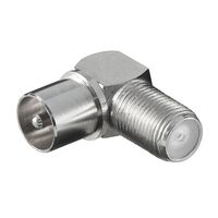 FENGER® FI03W IEC Male to F Female Right Angle Adapter