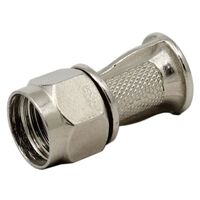 EKSELANS® CFR-5-EK F Twist-On Connector with Wings and O-Ring for Mini COAX