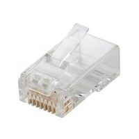 OPENETICS® CAT6A UTP RJ45 EZ Pass Through Plug, 100-Pack