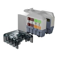 OPENETICS® CAT6 UTP RJ45 270º Slim Keystone Jack, White
