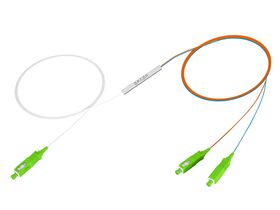 OPTON® PLC 1x2 Splitter Blockless SC/APC