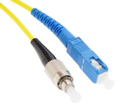 Fiber Patch Cord FC/PC to SC/PC SX SM, 1.5 Mtr