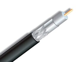 IKUSI® CSL-611 LSZH Black Coaxial Cable, Reel 200 Mtr
