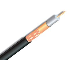 IKUSI® CUC-644 LSZH Black Coaxial Cable, Reel 100 Mtr