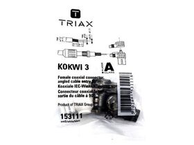 TRIAX® KOKWI 3 IEC coax female 90º