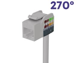 OPENETICS® CAT6 UTP RJ45 270º Keystone Jack