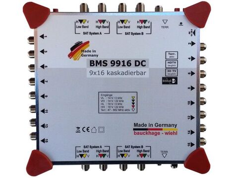 BAUCKHAGE® BMS-9916-DC Multiswitch w/o PSU
