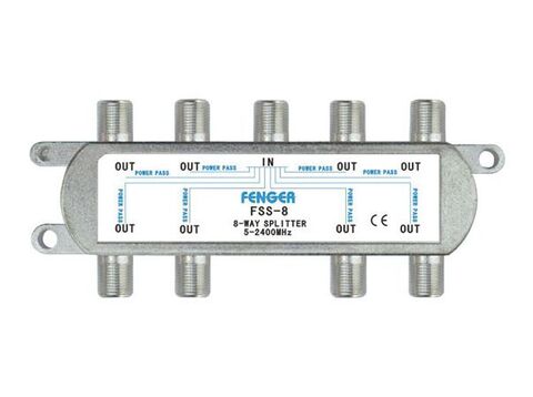 FENGER® FSS-8 Coax Splitter 2.4 GHz