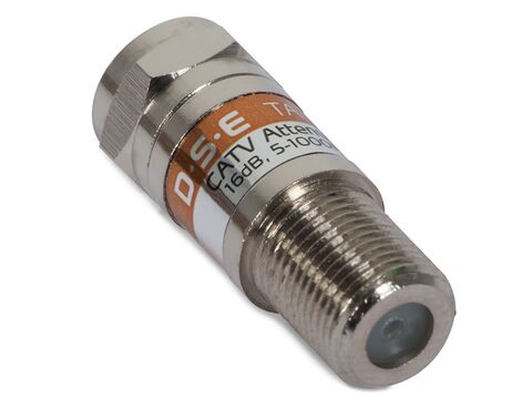 DSE® TA01-16 Fixed 16dB Attenuator 1 GHz