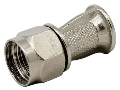 EKSELANS® CFR-5-EK F Twist-On Connector with Wings and O-Ring for Mini COAX