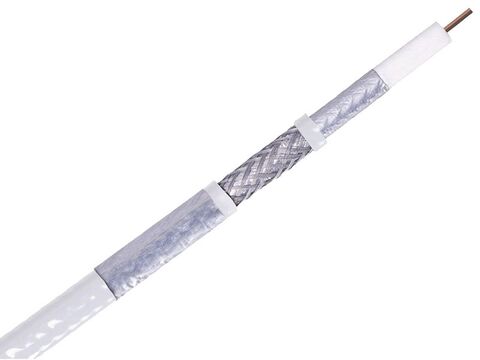 FENGER® FRG-660A+ Coaxial Cables 75 Ohm, White LSZH, Reel 250 m