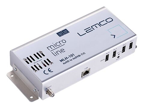 LEMCO® MLH-101 Micro Headend 4 HDMI to 4 RF DVB-T/C