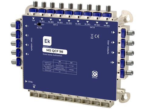 EKSELANS® MS-QCF-98 Multiswitch w/ PSU