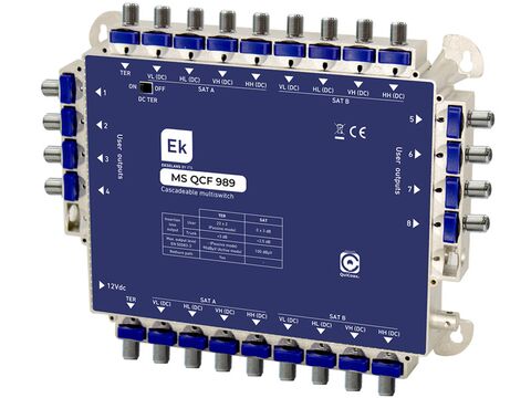 EKSELANS® MS-QCF-989 Multiswitch w/o PSU