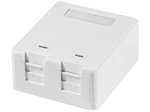 OPENETICS® 2-Port Keystone Jack Surface Mount Box