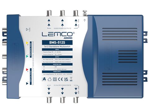 LEMCO® BMS-512S Multiswitch w/ PSU