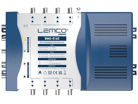 LEMCO® BMS-516S Multiswitch w/ PSU