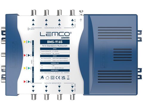 LEMCO® BMS-916S Multiswitch w/ PSU