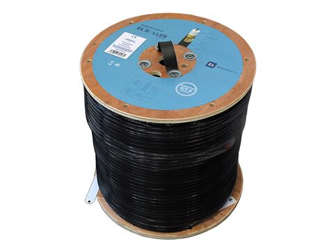 EKSELANS® CCR 96N-250 Coaxial Cables 75 Ohm, Black PE Fca, Drum 250 m