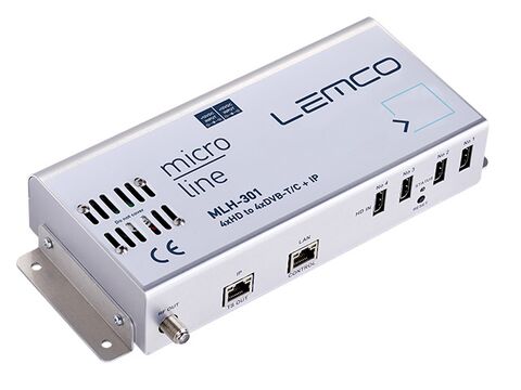 LEMCO® MLH-301 Micro Headend 4 HDMI to 4 DVB-T/C or IPTV
