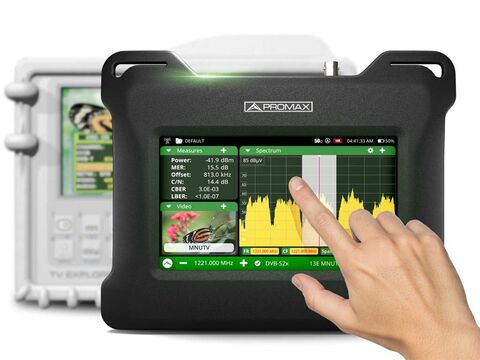 PROMAX® TV EXPLORER NG Universal TV and Spectrum Analyzer
