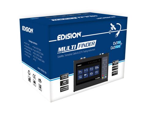 EDISION® MultiFINDER Satellite, Terrestrial, Cable & CCTV Testing Instrument