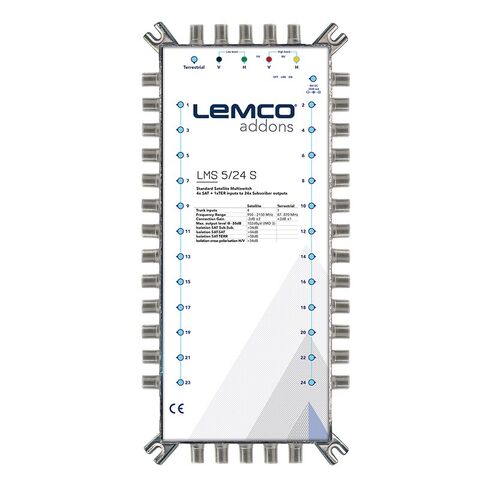 LEMCO® LMS-524S Multiswitch w/ PSU