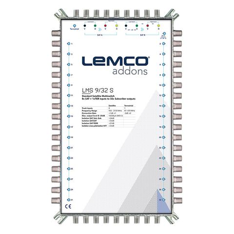 LEMCO® LMS-932S Multiswitch w/ PSU