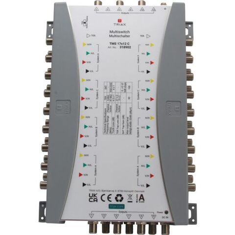 TRIAX® TMS 17x12C Multiswitch w/o PSU