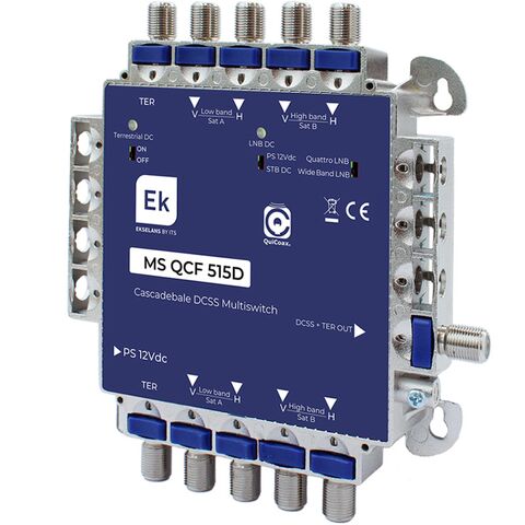 EKSELANS® MS-QCF-515D Multiswitch w/o PSU