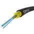 OPTIX® Cable AirFlow S-QOTKSdD 4F G.657A2 Black PU Eca 1000 m
