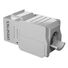 OPENETICS® CAT6A UTP RJ45 180º Slim Keystone Jack, White, Toolless