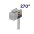 OPENETICS® CAT6 UTP RJ45 270º Slim Keystone Jack, White