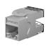 OPENETICS® CAT6 UTP RJ45 90/180º Slim Keystone Jack, White